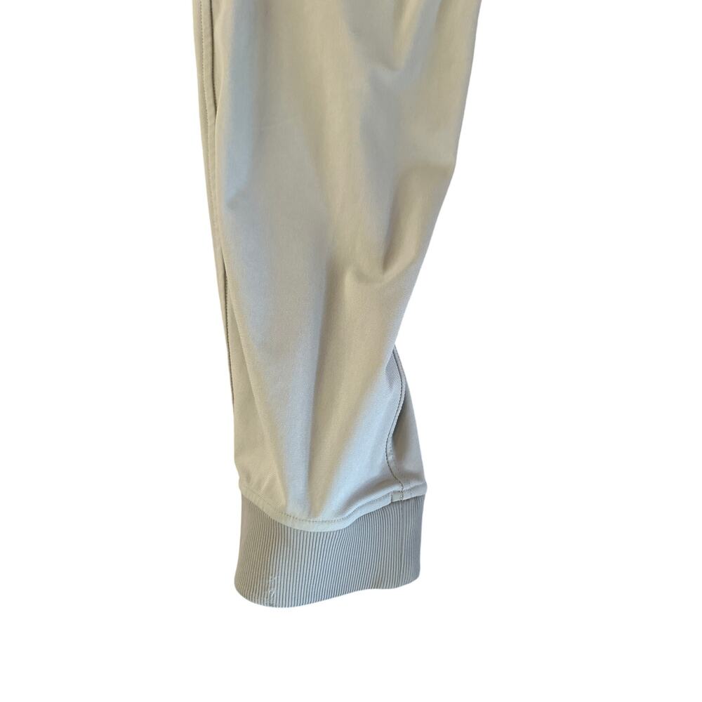 Men M Lululemon Athletica ABC Jogger Woven Air Riverstone Pants Stretch Travel - Picture 3 of 7
